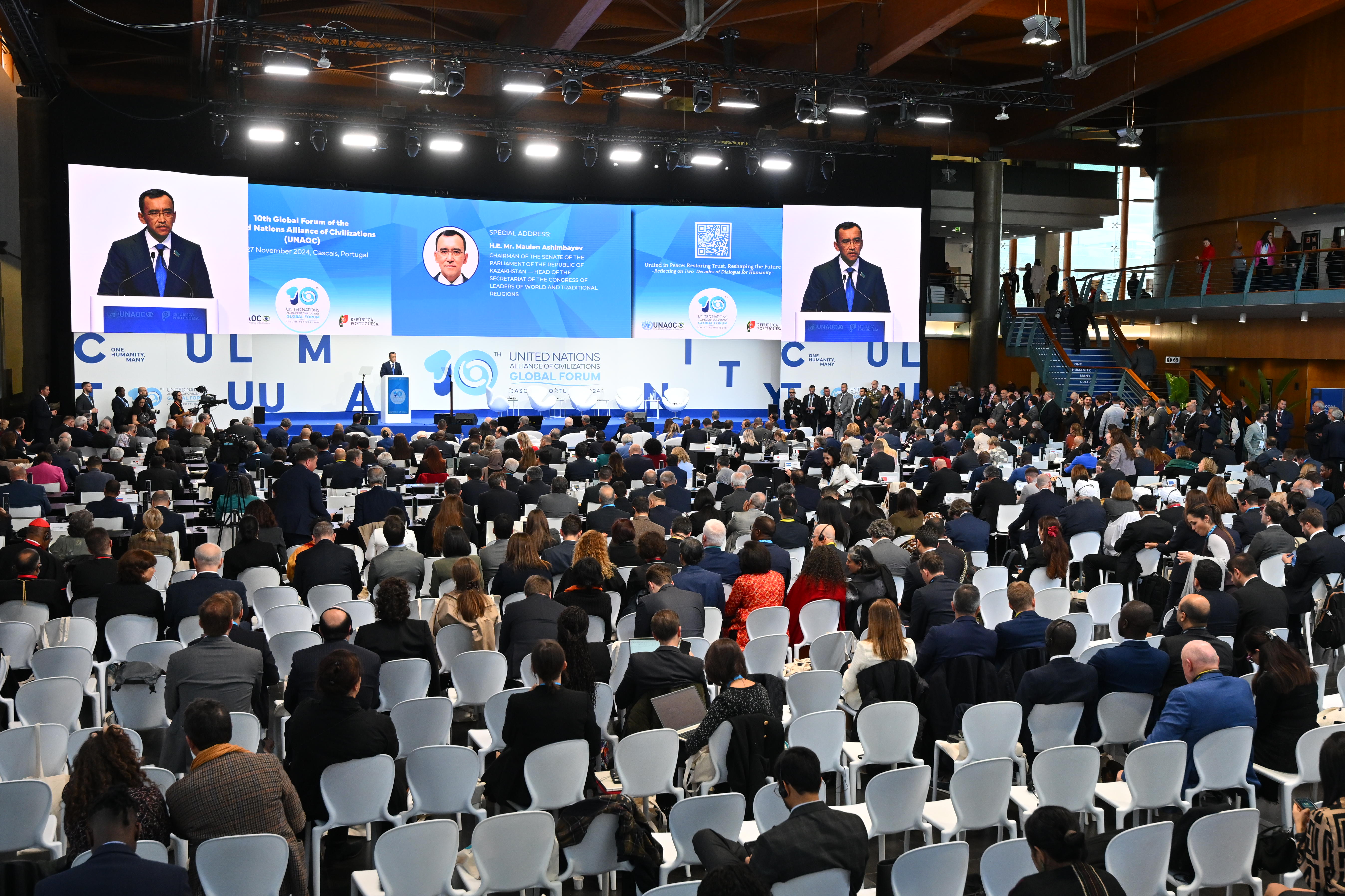 ماۋلەن اشىمباەۆ بۇۇ باس حاتشىسىمەن كەزدەستى