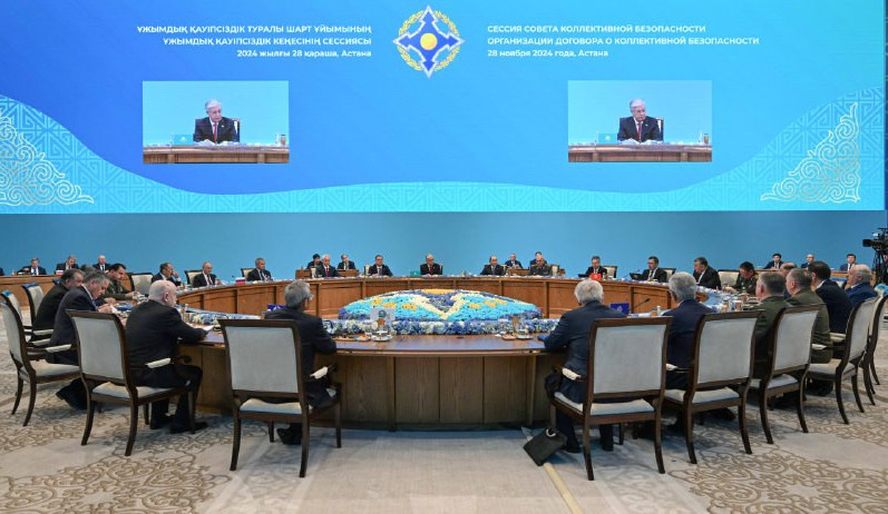 پرەزيدەنت  ۇجىمدىق قاۋىپسىزدىك كەڭەسىنىڭ كەڭەيتىلگەن قۇرامداعى وتىرىسىنا قاتىستى