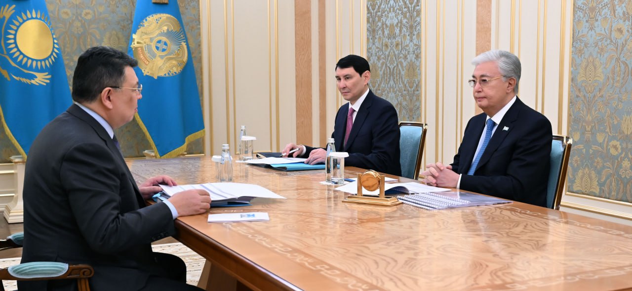 مەملەكەت باسشىسى  قانات بوزىمباەۆتى قابىلدادى