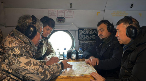 تجم سۋ تاسقىنى قاۋپى بار ايماقتارعا اەروۆيزۋالدى تەكسەرۋ جۇرگىزدى