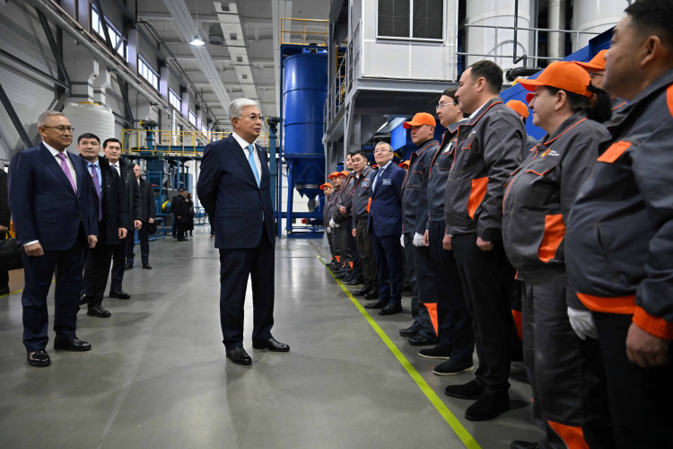 پرەزيدەنت «تالدىقورعان» يندۋستريالىق ايماعىنا باردى