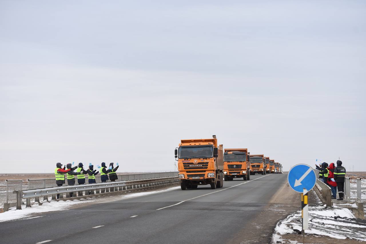 «اتىراۋ-استراحان» اۆتوجولىن جاڭعىرتۋ جۇمىستارى اياقتالدى