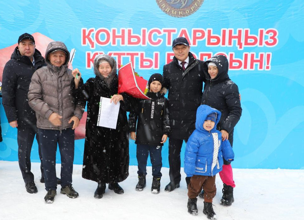 جەتىسۋ وبلىسىندا 57 وتباسى باسپانالى بولدى