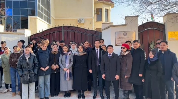 ماڭعىستاۋلىق جاستار ازەربايجان رەسپۋبليكاسىنىڭ باس كونسۋلدىعىنا بارىپ كوڭىل ايتتى