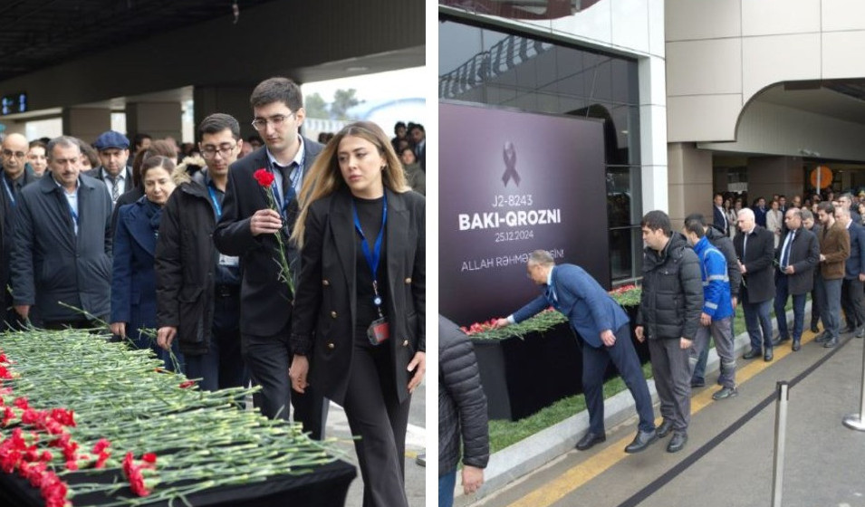 باكۋ اۋەجايى ءبىر مينۋت ۇنسىزدىك ساقتادى