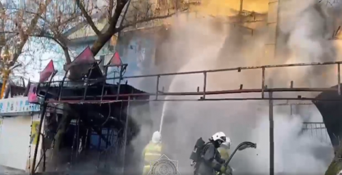 شىمكەنتتەگى اتتراكتسيوندار ساياباعىندا ءورت شىقتى