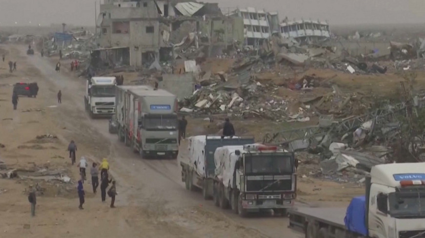 گازاعا اتىستان كەيىن العاش رەت جانارماي جەتكىزىلدى