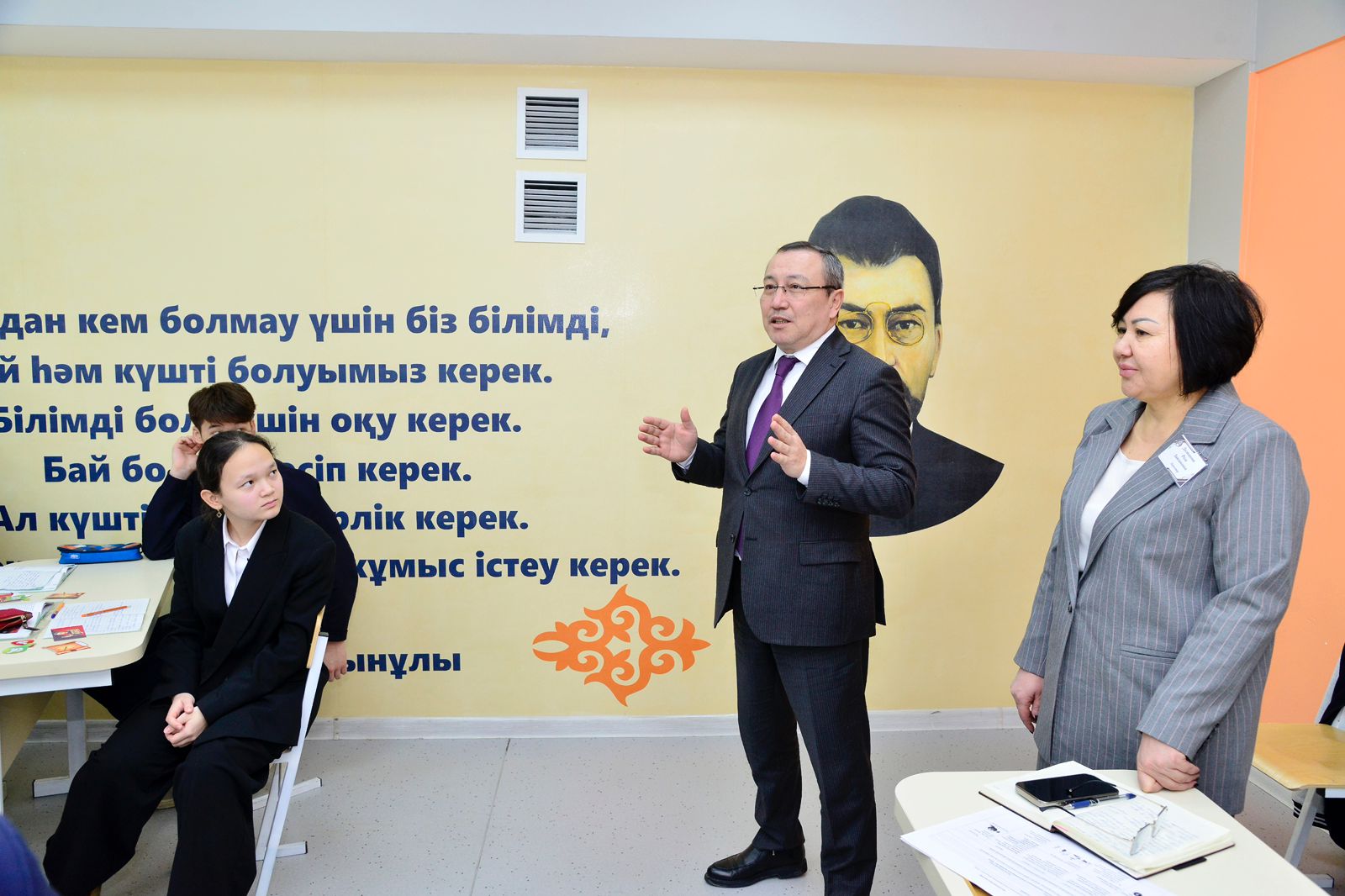 الماتىدا «اباي جولى» رومان-ەپوپەياسىنا ارنالعان اشىق ساباق ءوتتى