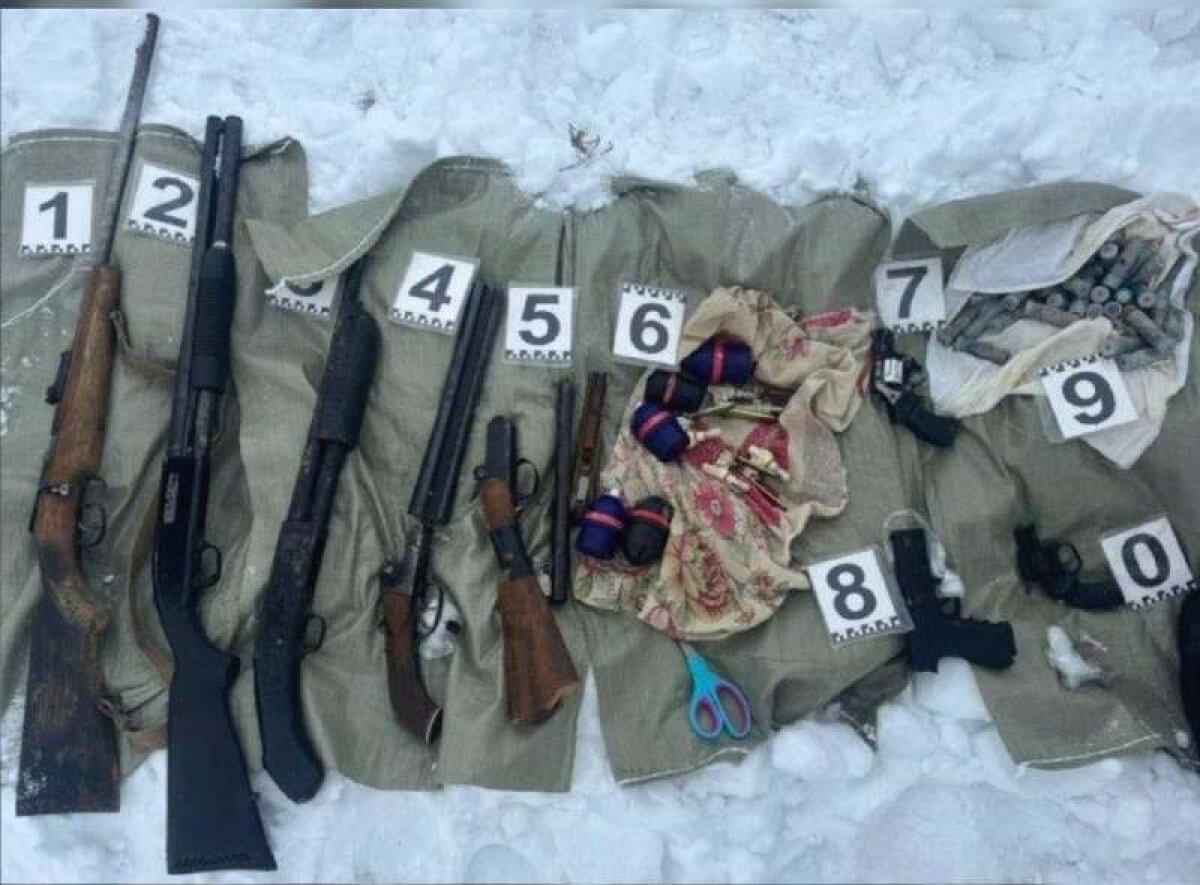 قاڭتار وقيعاسى كەزىندە ۇرلانعان قارۋلار تاركىلەندى