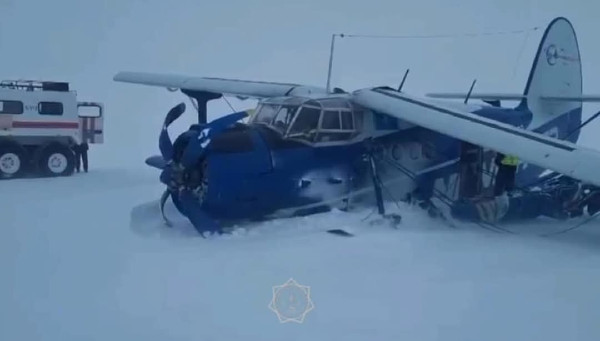 سانيتارلىق اۆياتسيا ۇشاعى اۋەجايعا جەتپەي قونۋعا ءماجبۇر بولدى