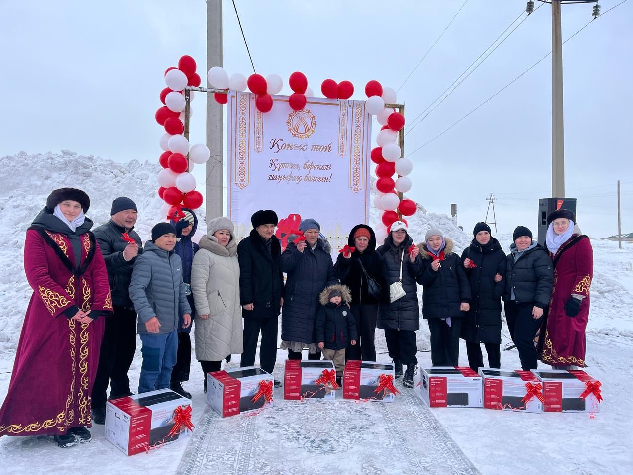 كوكپەكتى اۋىلىندا 10 وتباسى باسپانالى بولدى