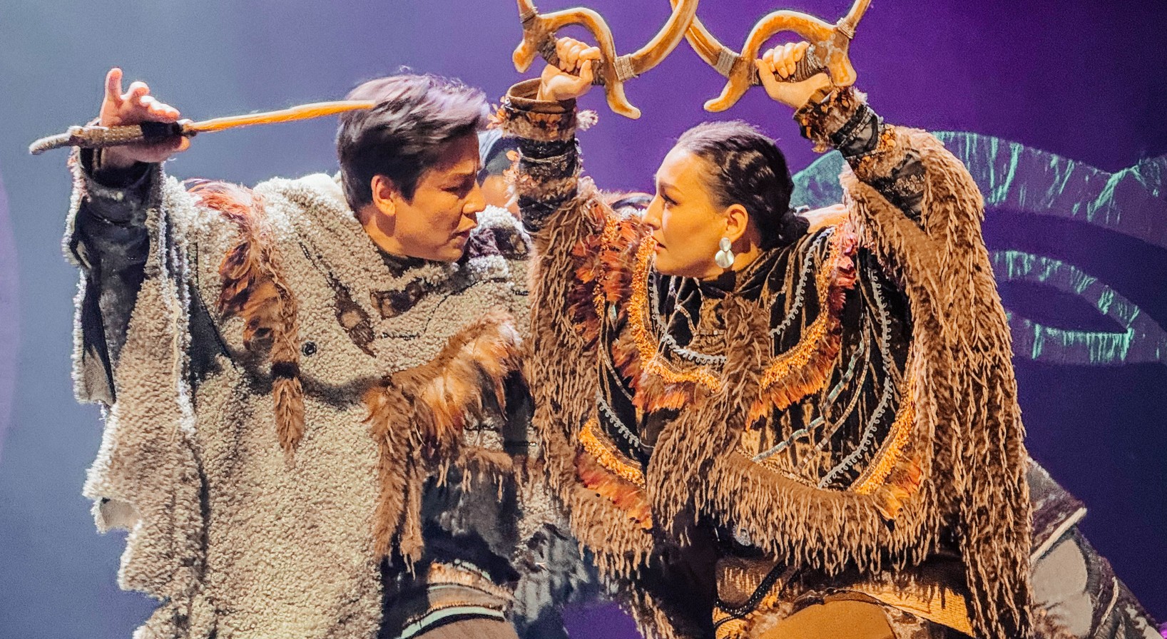 ۇيعىر تەاترى ساحناسىنداعى «قوزى ءۆا بايان»