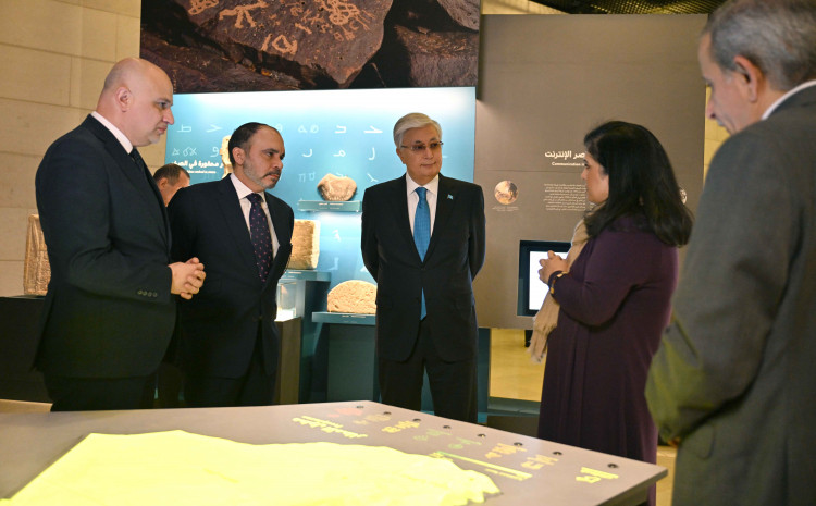 قاسىم-جومارت توقاەۆ يوردانيا مۋزەيىنە باردى