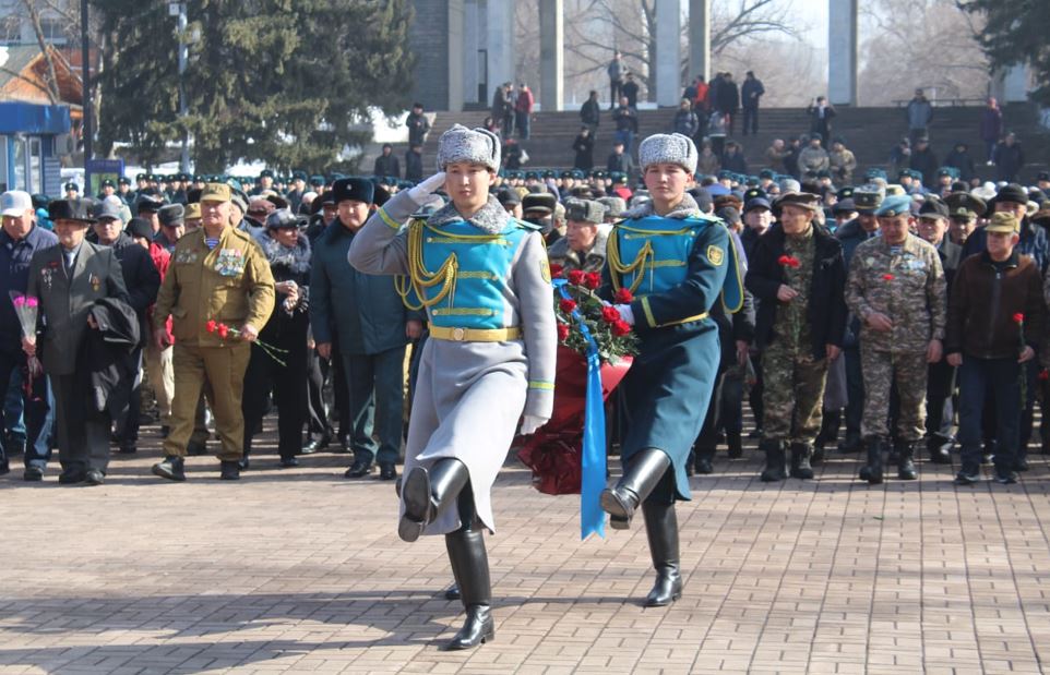 الماتىدا اۋعان ارداگەرلەرىنە قۇرمەت كورسەتىلدى