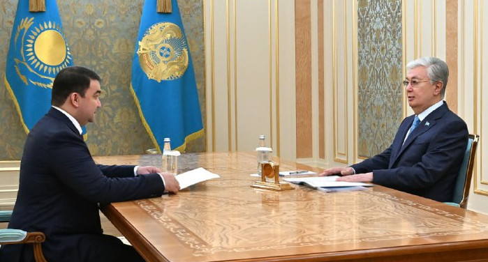 پرەزيدەنت تۇركىستان وبلىسىنىڭ اكىمىن قابىلدادى