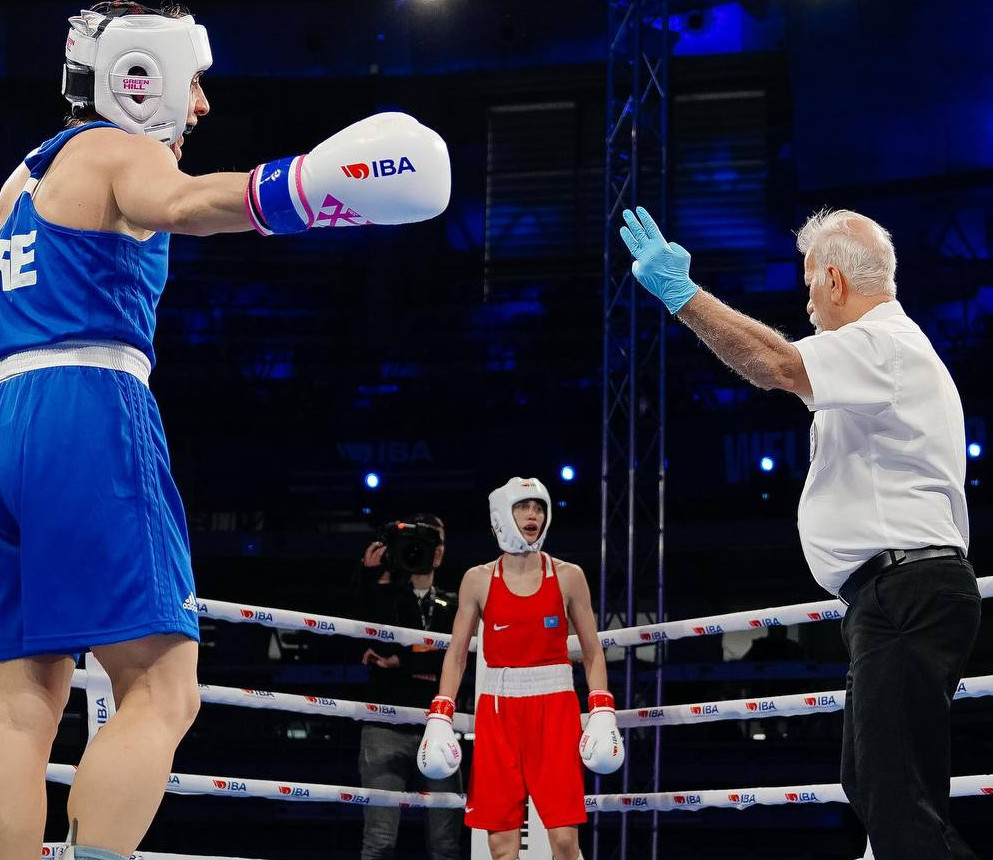 ۆيكتوريا گرافەەۆا گرەك بوكسشىسىن نوكداۋنمەن جەڭدى