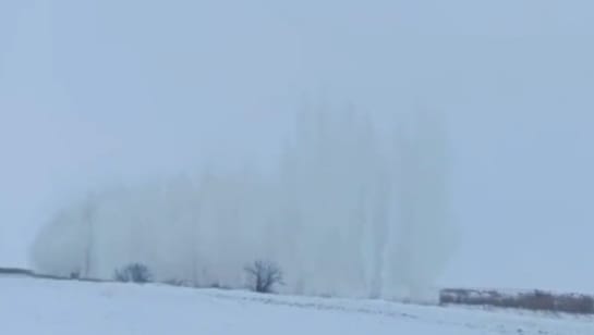 قۇندىزدى وزەنىندە مۇز بۇزۋ جۇمىسى جۇرگىزىلدى