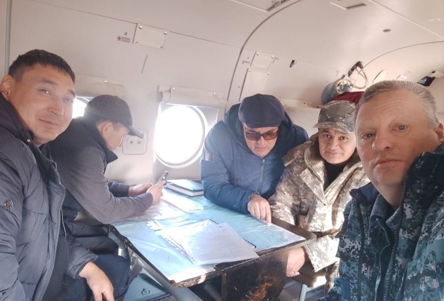 كاسپي يتبالىقتارىنا اۋەدەن شولۋ جاسالدى