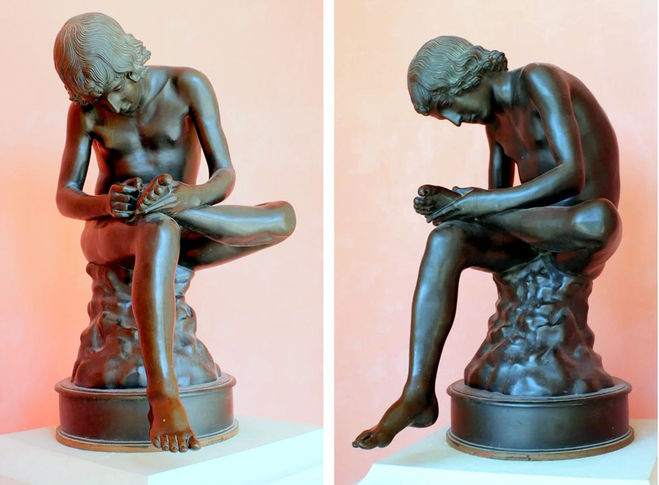 «تىكەن الىپ وتىرعان بالا»