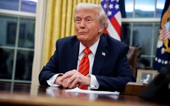 دونالد ترامپ اق ۇيدە اۋىزاشار بەردى