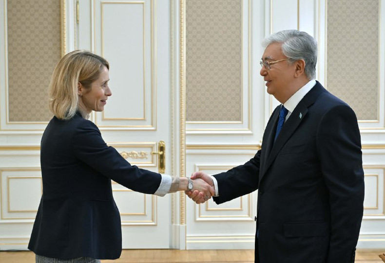 قاسىم-جومارت توقاەۆ كايا كاللاسپەن كەزدەستى