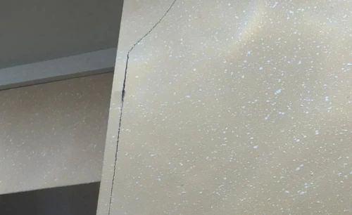 جەر سىلكىنىسىنەن ءۇش عيماراتتىڭ قابىرعاسىندا جارىقشاق پايدا بولعان