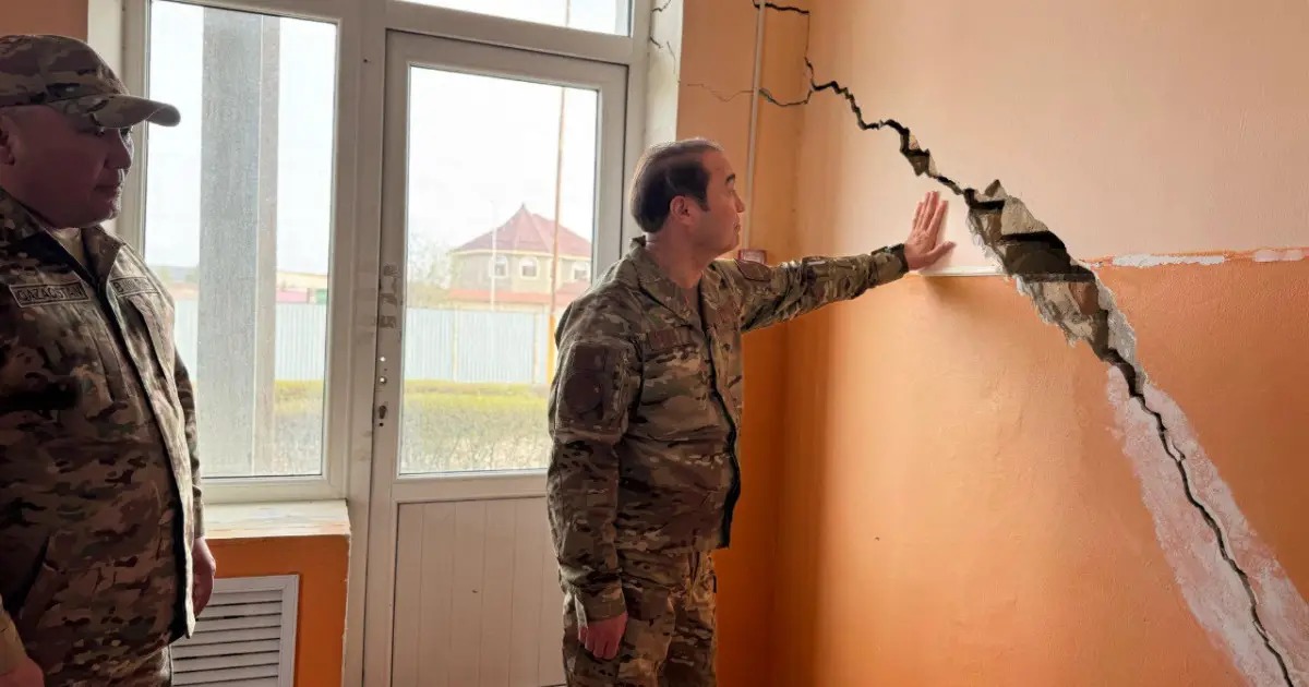 جامبىل وبلىسىندا جەر سىلكىنىسىنىڭ سالدارىن باعالاۋ جۇمىسى جالعاسىپ جاتىر