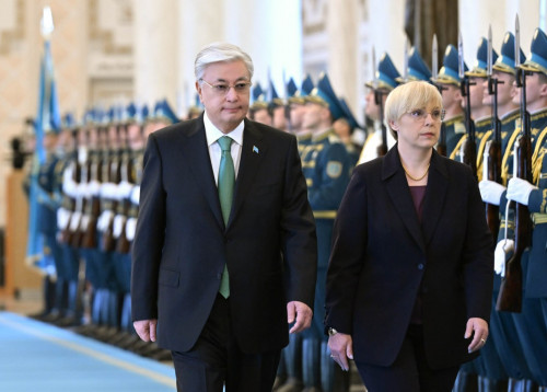 اقوردادا سلوۆەنيا پرەزيدەنتىن سالتاناتتى قارسى الۋ ءراسىمى ءوتتى