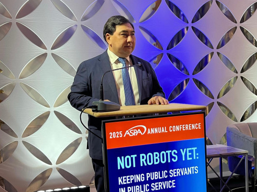 دارحان جازىقباي ۆاشينگتوندا وتكەن كونفەرەنتسياعا قاتىستى