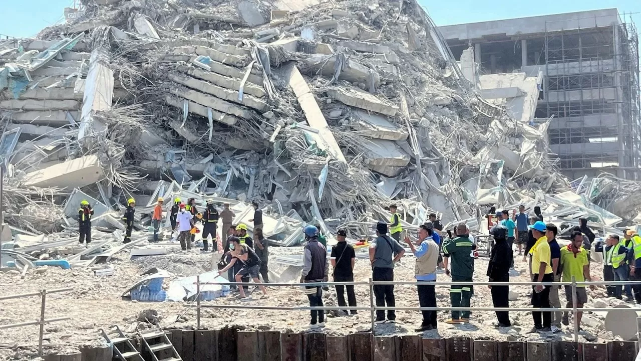 ميانماداعى جەر سىلكىنىسىنەن قازا تاپقاندار سانى 3085-كە جەتتى