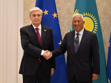قاسىم-جومارت توقاەۆتىڭ سامارقاند قالاسىندا ەۋروپالىق كەڭەس پرەزيدەنتىمەن كەزدەسۋى ءوتتى