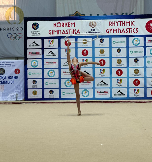 شىمكەنتتە كوركەم گيمناستيكادان حالىقارالىق جارىس ءوتتى