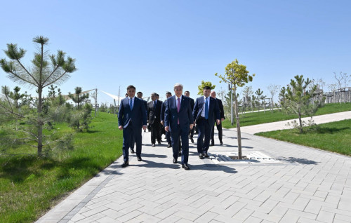 قاسىم-جومارت توقاەۆ «Shymkent City» ساياباعىن ارالاپ كوردى