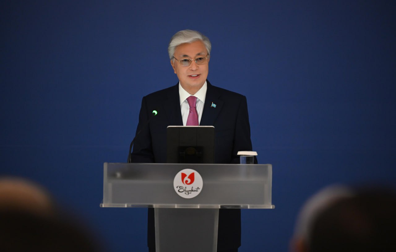 مەملەكەت باسشىسى شىمكەنت جۇرتشىلىعى الدىندا ءسوز سويلەدى