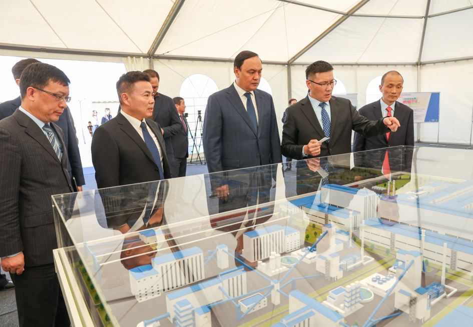 جامبىل وبلىسىندا مەتاللۋرگيالىق زاۋىتتىڭ قۇرىلىسى باستالدى