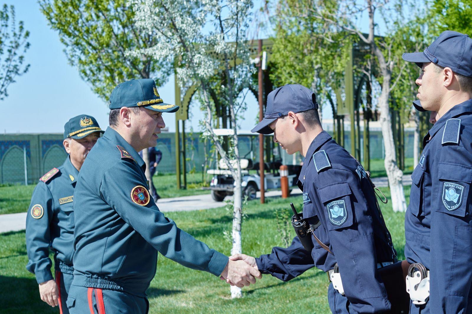 ۇلتتىق ۇلاننىڭ باس قولباسشىسى «وڭتۇستىك» وڭىرلىك  اسكەري ءبولىمىن تەكسەردى
