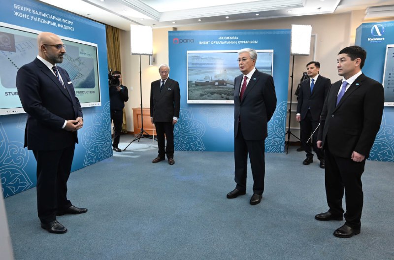 پرەزيدەنتكە ماڭعىستاۋ وبلىسىنداعى ينۆەستيتسيالىق جوبالار تانىستىرىلدى