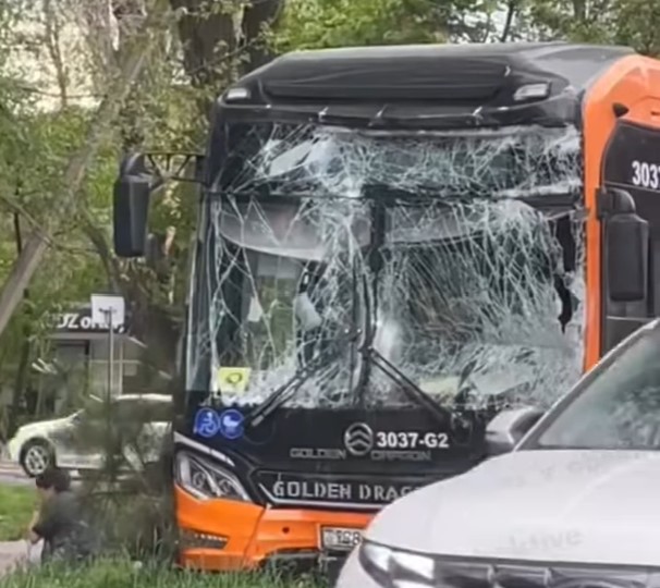 تارازدا ەكى اۆتوبۋس سوقتىعىستى: 11 جولاۋشى مەديتسينالىق كومەككە جۇگىندى