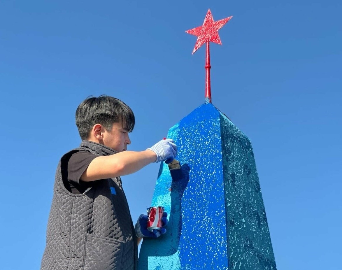 اۋىلدىڭ ورنىندا ەسكەرتكىش قالدى