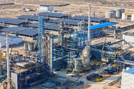 Caspi Bitum زاۋىتىندا بيتۋمنىڭ ءبىرىنشى پارتياسى ءوندىرىلدى