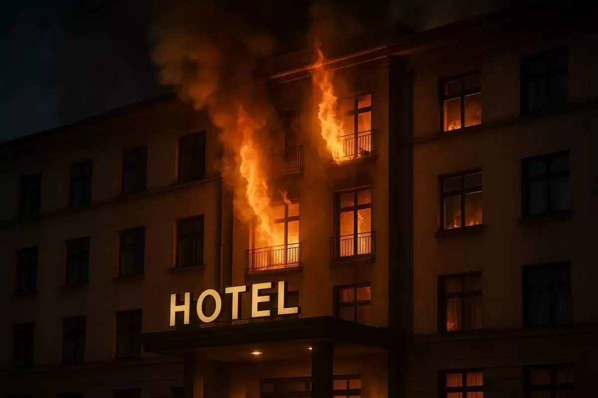 الماتىدا تۇندە قوناقۇي ورتەندى: ءورت سوندىرۋشىلەر 100 ادامدى ەۆاكۋاتسيالادى