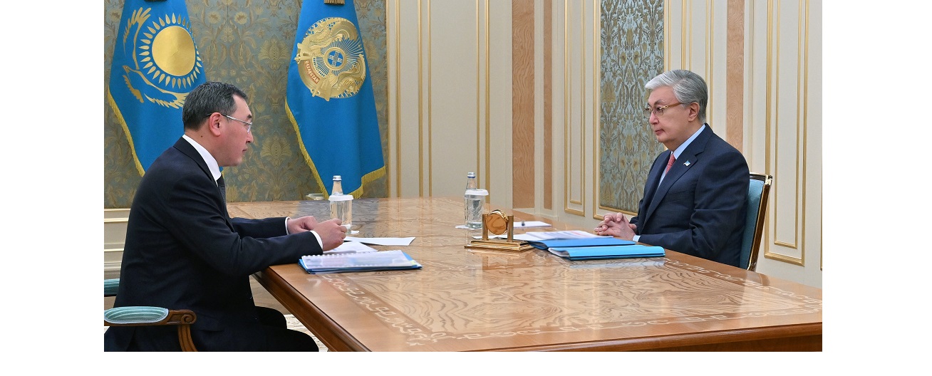 مەملەكەت باسشىسى الماتى وبلىسىنىڭ اكىمىن قابىلدادى