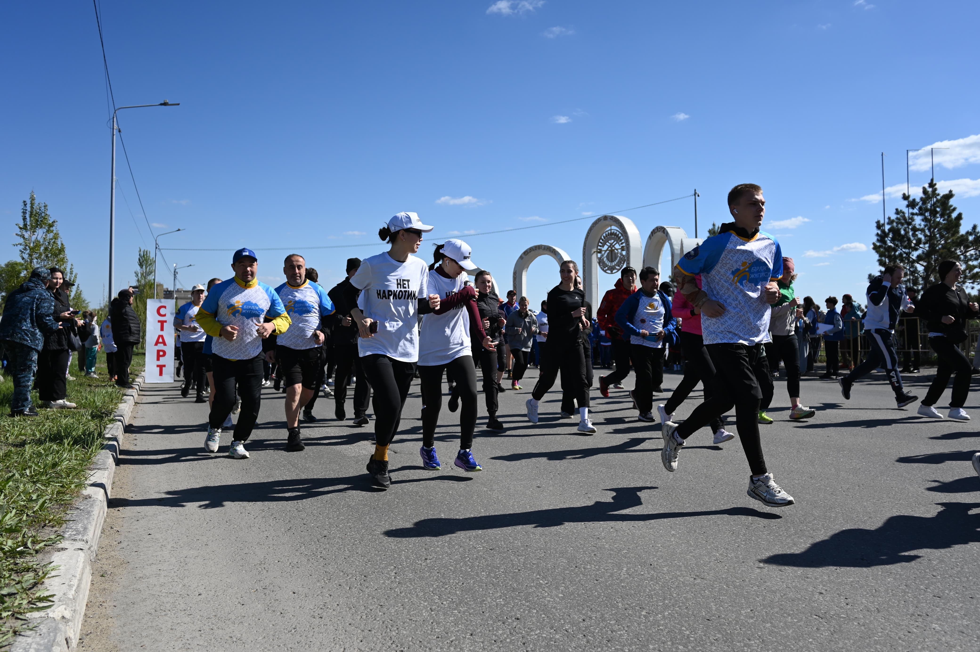 قوستانايدا مەرەكەلىك «بىرلىك جۇگىرىسى-2025» جارىسى ءوتتى