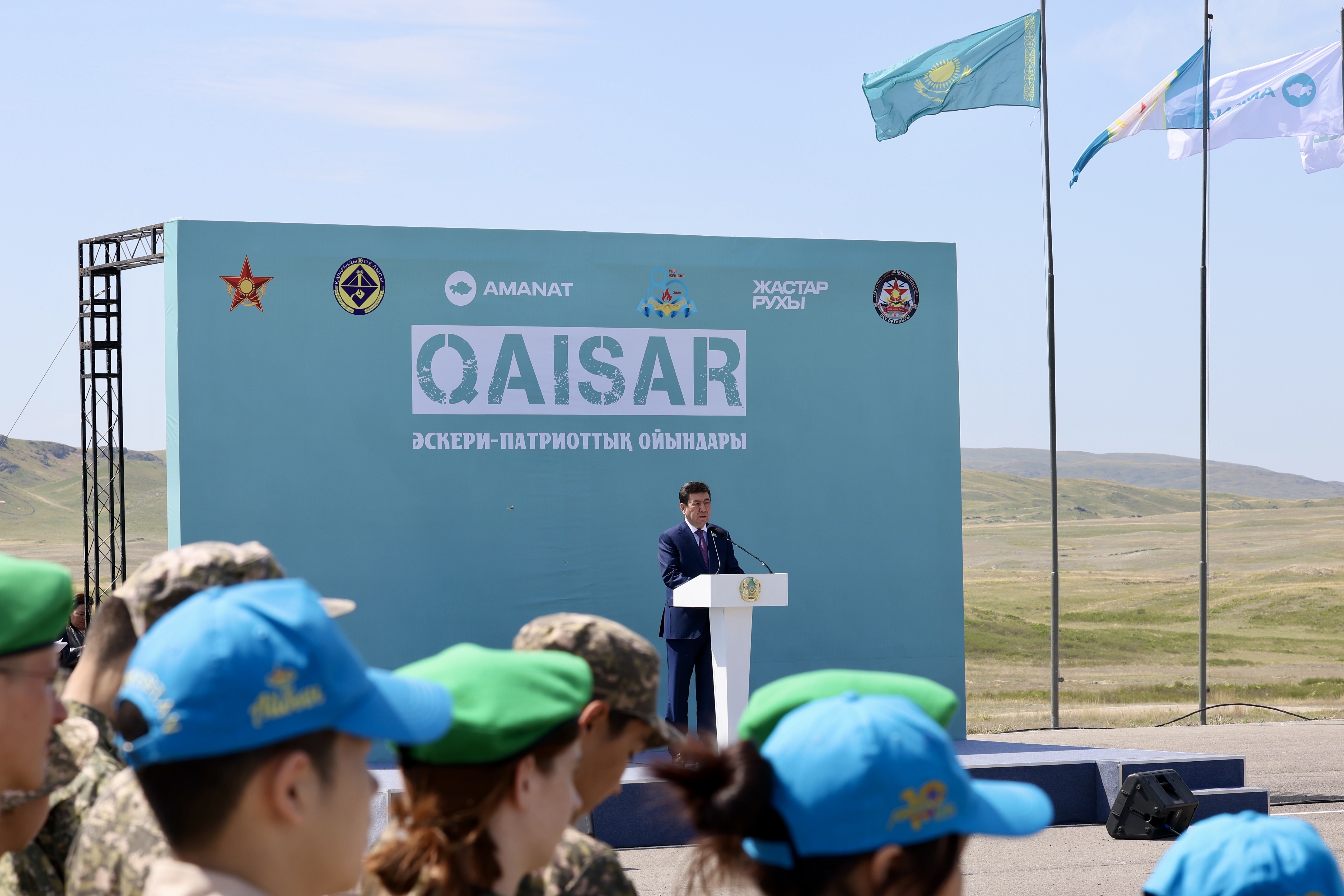 قاراعاندىدا «Qaisar» اسكەري-پاتريوتتىق ويىندارى ءوتتى