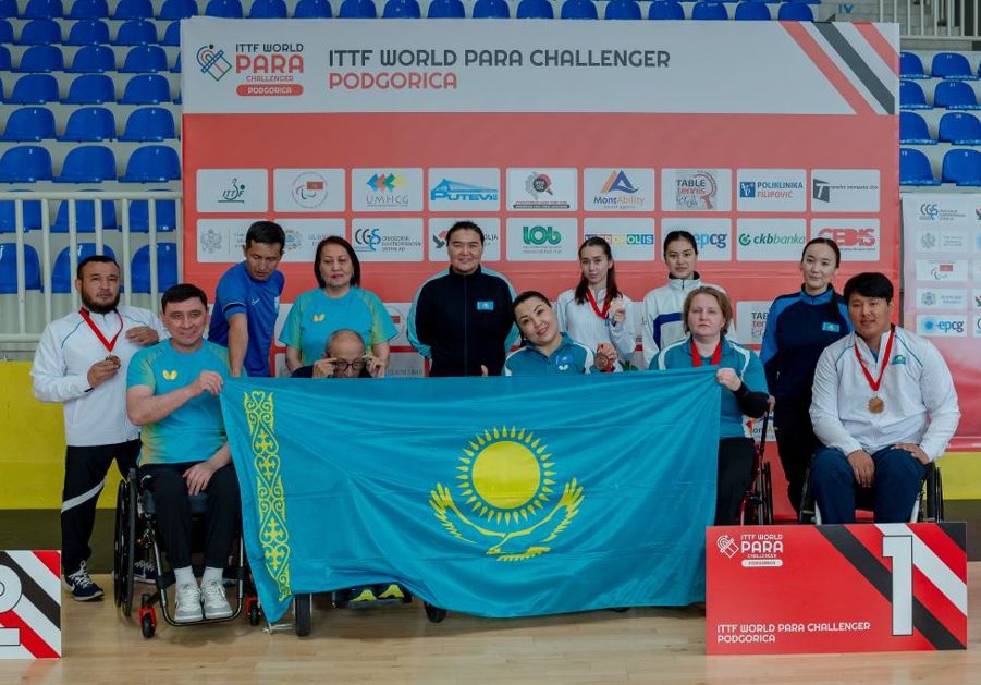 پارا ۇستەل تەننيسشىلەرى ءۇش مەدال يەلەندى