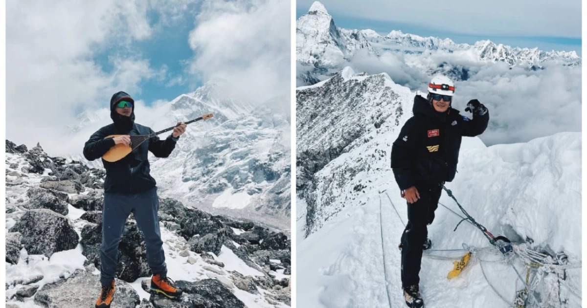 الىبەك قايىربەك ەۆەرەست ەتەگىندە قازاق كۇيىن كۇمبىرلەتتى