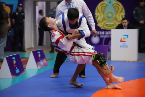 جەڭىمپاز بالۋانعا ءبىلىم گرانتى بەرىلدى