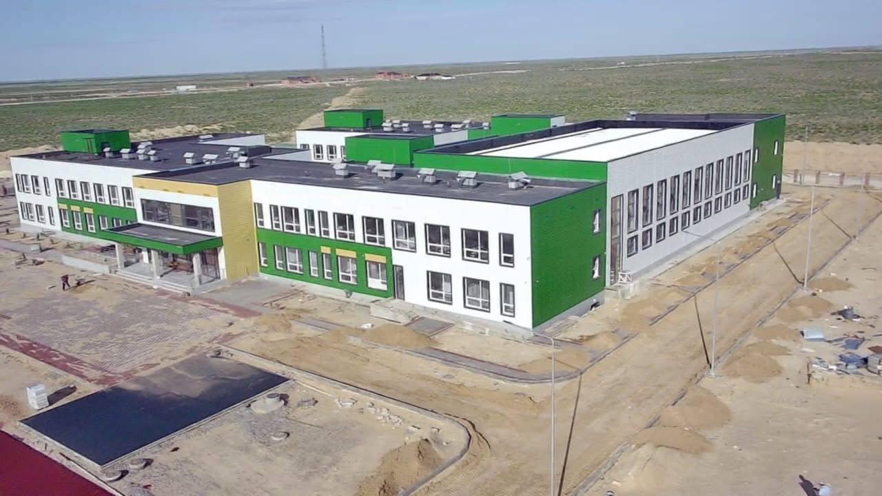 بەينەۋدە 300 ورىندىق مەكتەپ سالىنىپ جاتىر