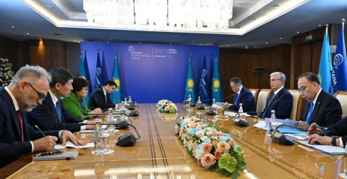 قازاقستان پرەزيدەنتى بۇۇ-نىڭ جوعارى وكىلدەرىمەن كەزدەسۋ وتكىزدى