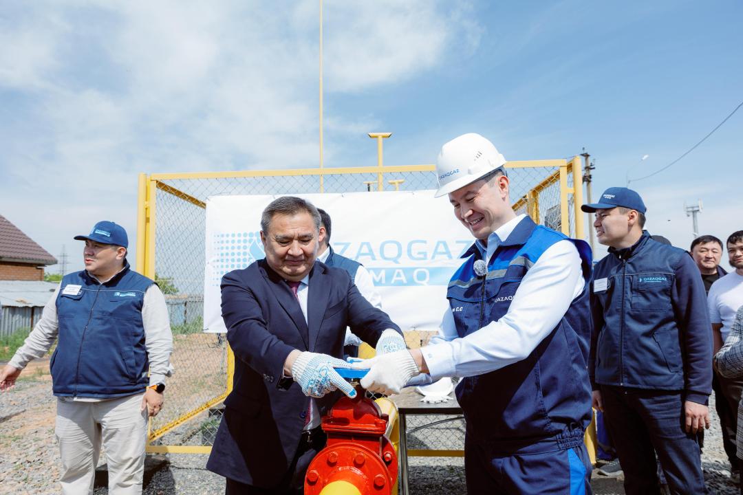 شۇبار اۋىلىنا تابيعي گاز تارتىلدى